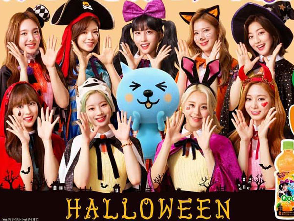 TWICE Tampil Menawan Dengan Kostum Halloween di Iklan 'Qoo' Coca-Cola