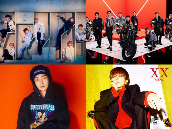 BTS dan EXO Bertahan, Key, Mino, dan NCT 127 Debut di Chart Billboard World Albums