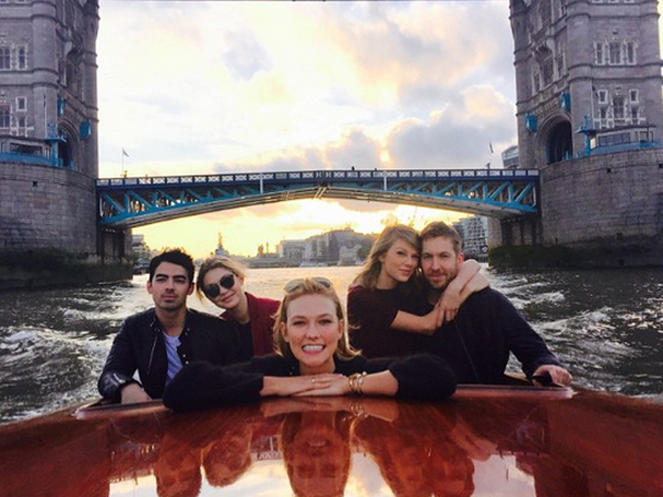 Taylor Swift Kencan Bareng Pacar dan Mantan Pacar di London