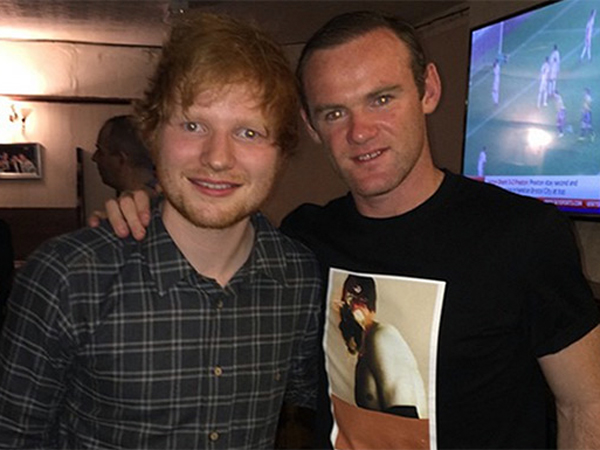 Ed Sheeran akan Ajak Pesepakbola Wayne Rooney untuk Duet?