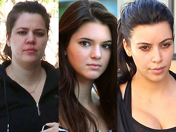 Wajah Tanpa Makeup Kardashian Sisters: Siapa Paling Cantik?