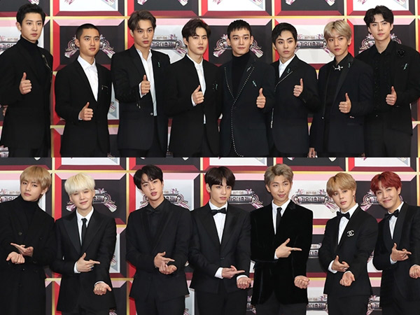EXO dan BTS Masuk Nominasi Penghargaan Bergengsi US '2018 iHeartRadio Music Awards'