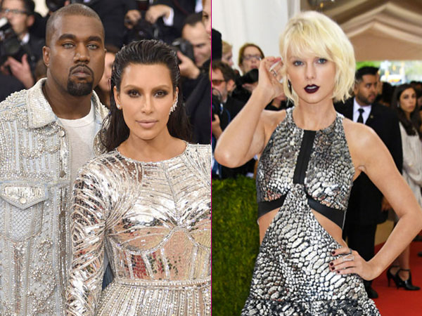 Dihina oleh Kanye West, Taylor Swift Balas Serang Kim Kardashian