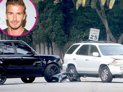 Duh, David Beckham dan Anaknya Alami Kecelakaan Mobil!