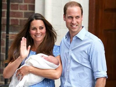 Pangeran William dan Kate Middleton Bagi Waktu Ganti Popok George