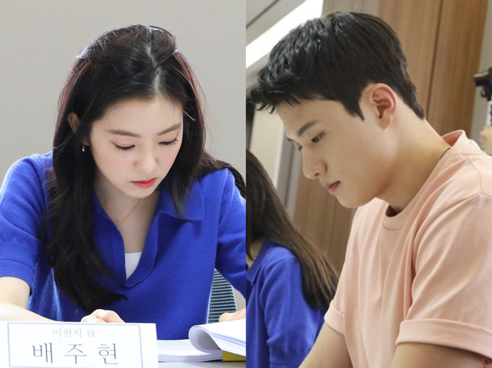Seriusnya Irene RV dan Shin Seung Ho dalam Sesi Diskusi Naskah Film Double Patty