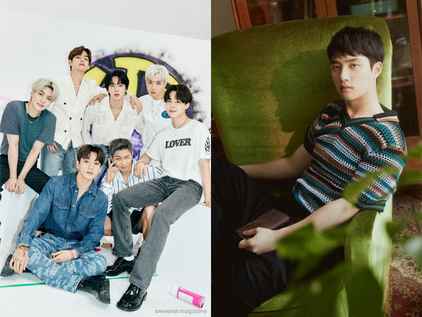 BTS Bertahan di Puncak, D.O EXO Debut di Chart Billboard World Albums Minggu Ini