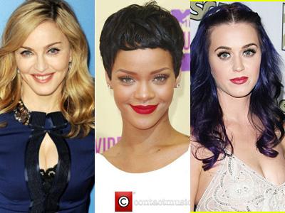 Rihanna Ingin Kolaborasi Bareng Madonna & Katy Perry