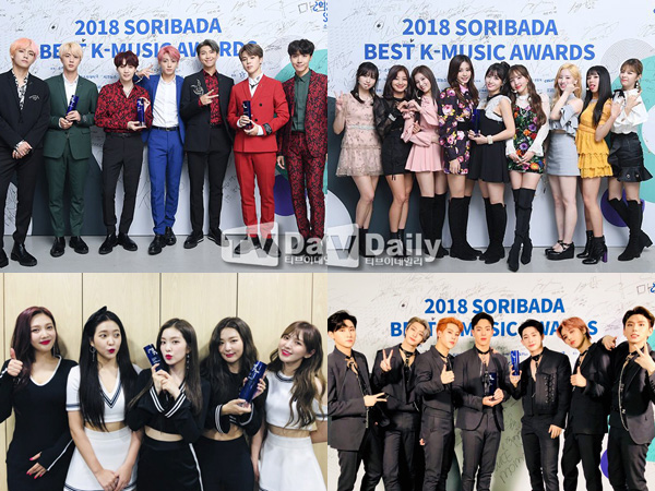 BTS dan TWICE Raih Daesang, Inilah Daftar Lengkap Pemenang '2018 Soribada Best K-Music Awards'