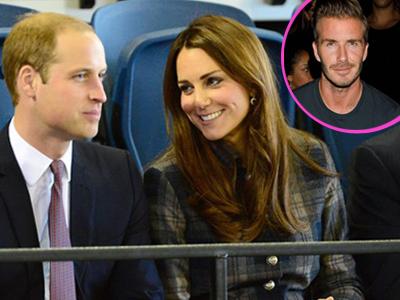 David Beckham Ikut Namai Bayi Kate Middleton