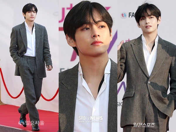 Buat Heboh dengan Rambut Hitam, V BTS Mengaku Ingin Tampil Kalem