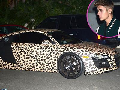 Justin Bieber Kendarai "Mobil Macan" ke Pesta Ultah Selena Gomez