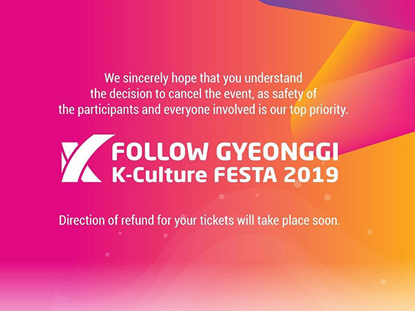 Konser Follow Gyeonggi K-Culture FESTA 2019 di Jakarta Batal