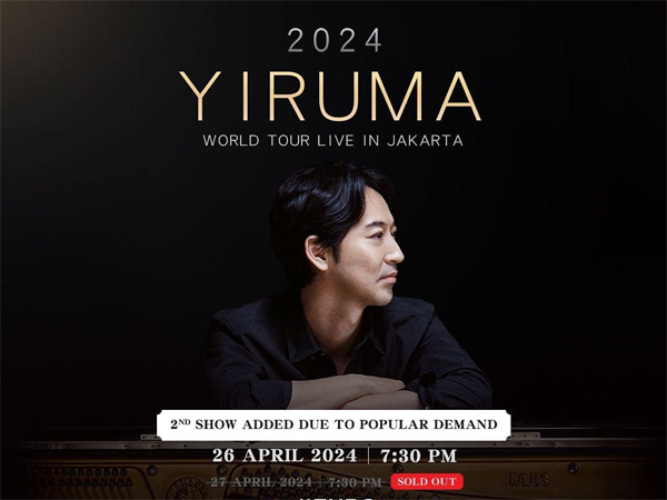 Tiket Sold Out, Pianis YIRUMA Tambah Hari Konser di Jakarta