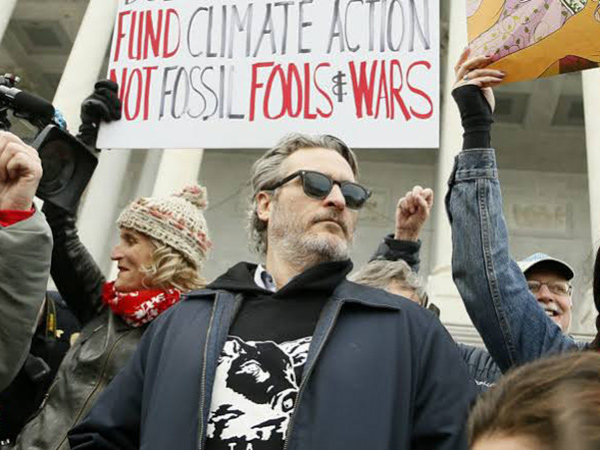 Demo Soal Perubahan Iklim, Joaquin Phoenix Ditahan Polisi
