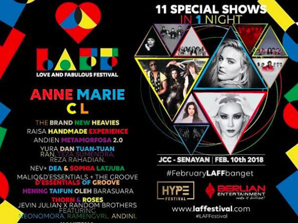 Bersiap, Raisa Hingga CL Bakal Meriahkan LAFF Festival Indonesia!
