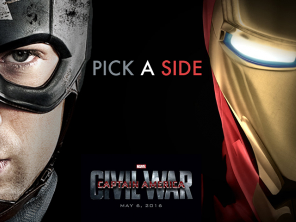 Keren, Video Opening ‘Captain America: Civil War’ Ini Tuntut Fans Pilih 2 Kubu Super Hero!