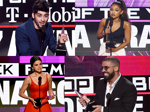 Datang dari Berbagai Genre, Berikut Daftar Pemenang 'American Music Awards 2016'!