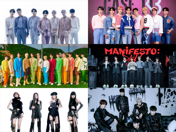 6 Aris K-Pop Tempati 8 dari Top 10 Chart IFPI Global Album Sales 2022