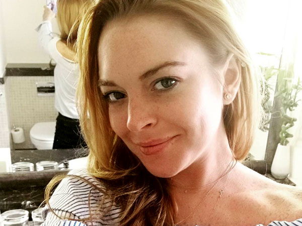 Diam-diam Lindsay Lohan Liburan di Bali