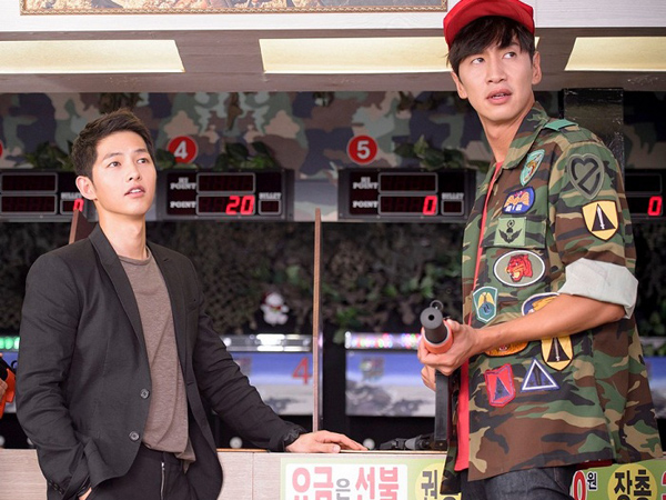 Song Joong Ki Dan Lee Kwang Soo Terlihat Tengah Syuting 'The Sound Of Your Heart'