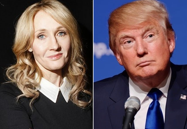 JK Rowling Sebut Tingkah Donald Trump Lebih Buruk Daripada Voldemort