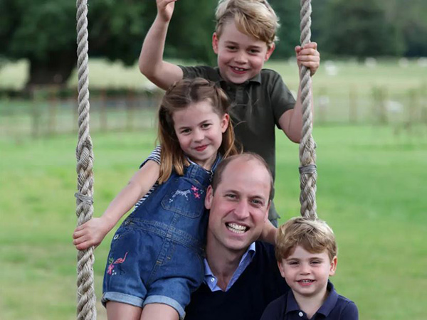 Ultah di Hari Ayah, Kate Middleton Bagikan Momen Menggemaskan Pangeran William dan Anak
