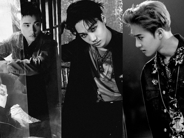 Tiga Member EXO Tampil Kharismatik di Teaser Album Repackaged ‘Lotto’