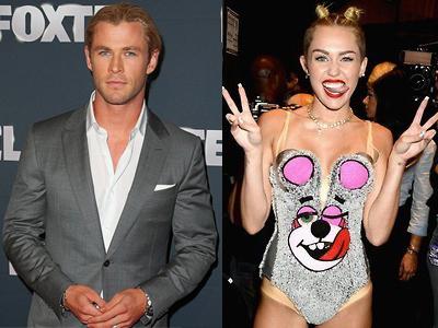 Sibuk, Chris Hemsworth Belum Tonton Aksi VMA Miley Cyrus