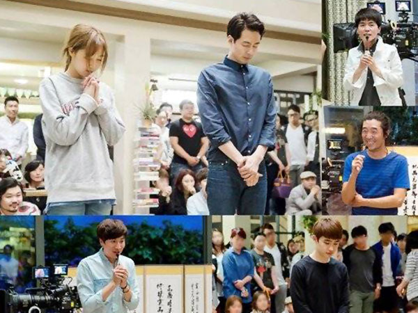 Para Bintang 'It’s Ok It’s Love' Berkumpul Doa Bersama Untuk Drama Mereka