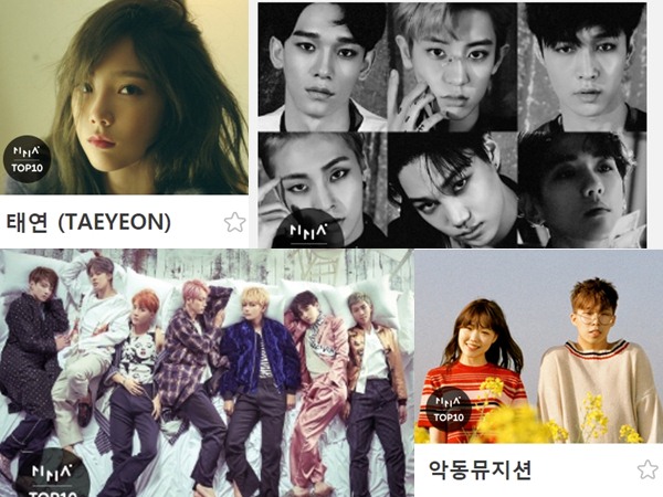 Taeyeon Hingga Akdong Musician Masuk Jajaran 10 Idola K-Pop Terbaik '2016 MelOn Music Awards'!