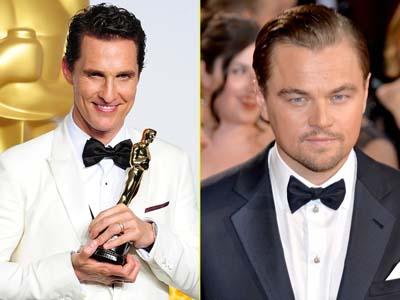 Matthew McConaughey Raih Piala Oscar, Leonardo DiCaprio Gigit Jari!