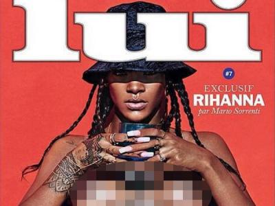 Tampil Topless di Cover Majalah 'Lui', Rihanna Tuai Kontroversi!