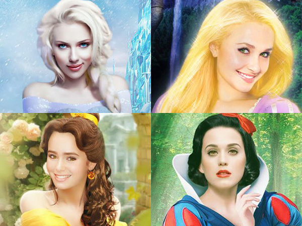 Keren! Desainer Grafis Indonesia Ini Buat Poster Disney Dari Aktris Terkenal Hollywood!