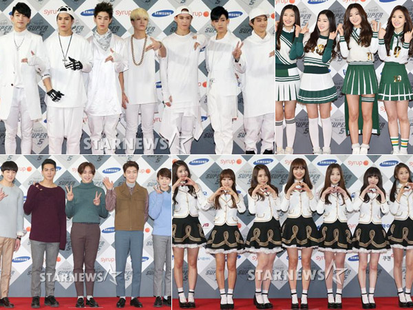 Grup Rookie SM, YG, JYP, dan Woollim Entertainment Kolaborasi di SBS ‘Music Festival 2014’