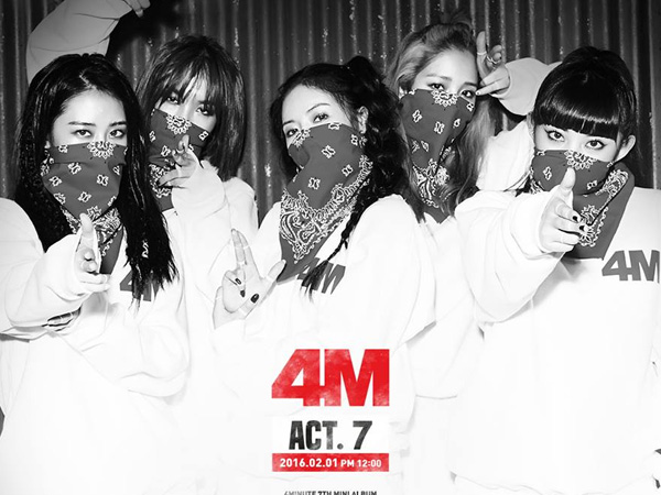 Makin Seksi dan Fierce, 4Minute Ungkap Teaser dan Judul Lagu Comebacknya