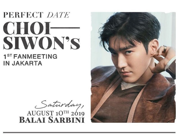 Choi Siwon Siap Gelar Jumpa Fans Solo Perdana di Jakarta Bulan Depan