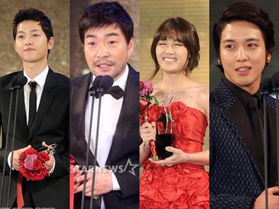 Ini Dia Daftar Peraih Penghargaan Dalam K-Drama Star Awards 2012