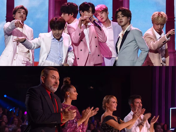 Penampilan Memukau BTS di Panggung 'Britain's Got Talent', Dapat Standing Ovation dari Juri