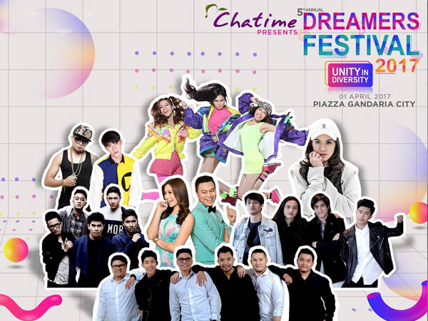 Yuk, Datang ke Festival Musik Terbesar Bertabur Hadiah Spektakuler, Dreamers Festival with Chatime!