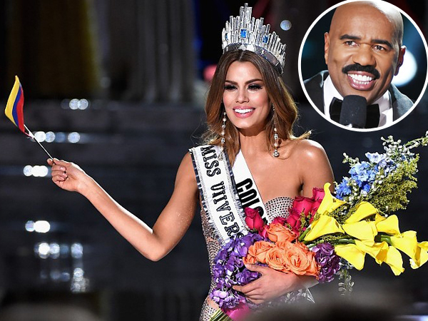 Tak Jadi Menang Miss Universe, Miss Kolombia Masih Cueki Steve Harvey