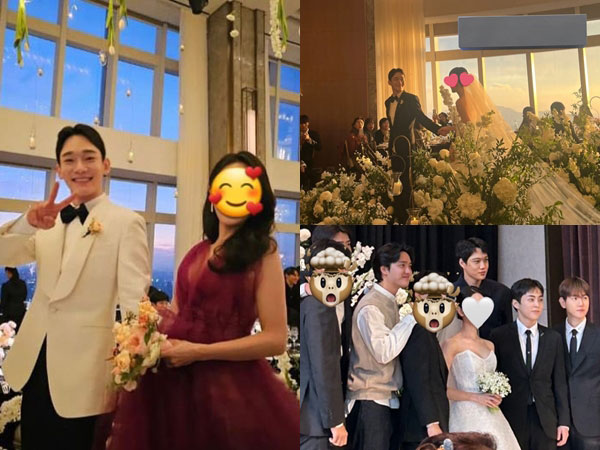 Mengintip Pesta Pernikahan Chen yang Dihadiri Member EXO dan Keluarga SM