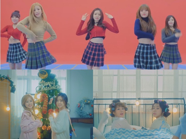 Hangatkan Suasana Natal Musim Dingin, A-Pink Tampil Manis di MV 'Cause You're My Star'