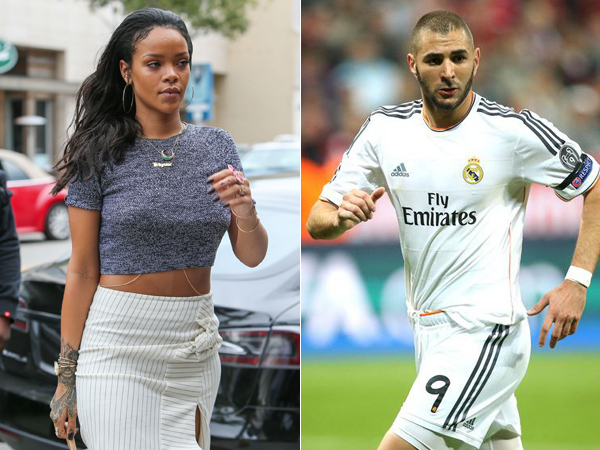 Jalan Bareng, Rihanna dan Pemain Real Madrid Karim Benzema Pacaran?