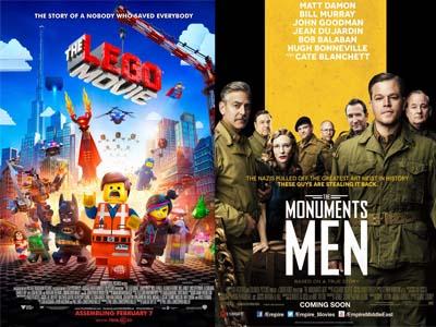 Baru Rilis Perdana, 'The Lego Movie' Singkirkan 'The Monuments Men' George Clooney!