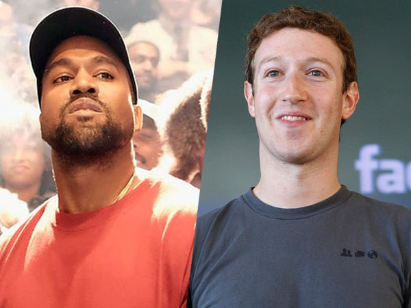 Kanye West Minta Bantuan Dana Rp 13 Triliun, Ini Reaksi Mark Zuckerberg