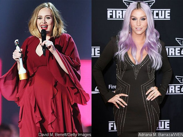 Menang Brit Awards, Adele Beri Dukungan untuk Kesha Atas Kasus Pelecehan