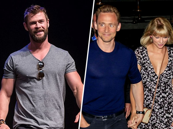 Ini Tanggapan Lucu Chris Hemsworth Soal Hubungan Asmara Tom Hiddleston dan Taylor Swift