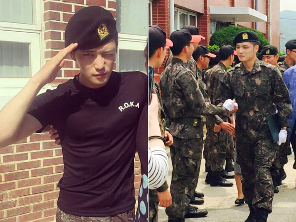 Jaejoong JYJ Raih Ranking Pertama di Pelatihan Dasar Militer