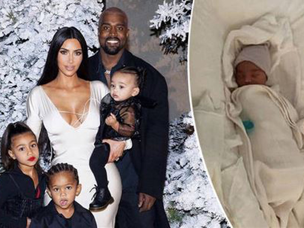 Kanye West dan Kim Kardashian Patenkan Nama Anak Keempat untuk Urusan Bisnis